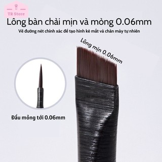 Cọ vạt xéo kẻ mắt và chân mày trang điểm Gecomo Blade Brush