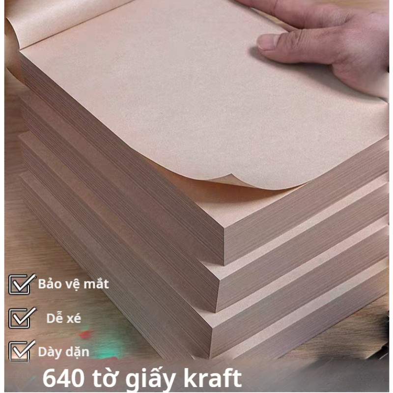 Tập 320 tờ giấy note sổ tay khổ lớn để tốc kí, vẽ thiết kế nền giấy ...