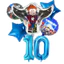 Bộ bóng bay Roblox đồ dùng dự tiệc sinh nhật cho trẻ em, bóng bay kỹ thuật số 1-10 tuổi, bóng bay lá nhôm hoạt hình