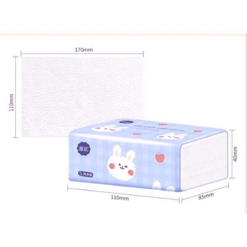 [TP Shop] 1 Gói Giấy Ăn Con Thỏ Siêu Dai Dễ Sử Dụng