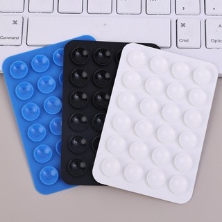 Cốc hút silicon Tấm lót chống trượt hạng nặng 10KG cho ô tô / văn phòng / xe đạp giao hàng, Thảm chống trượt đường kính 10mm cho điện thoại / VR / Power Bank, 3 màu