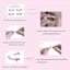 Bộ lông mi giả từ tính FAVORITEGOODS, Máy uốn mi từ tính mô phỏng màu đen, Máy uốn cong lâu dài có kẹp Dụng cụ trang điểm Máy uốn mi làm nóng