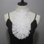Flgo Thời Trung Cổ Thuộc Địa Jabot Cà Vạt Victorias Ruffle Áo Sơ Mi Ren Cổ Trước Có Thể Tháo Rời Cổ Giả Steampunk Co