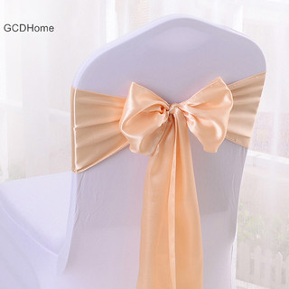 Gcdhome Nhiều Màu Sắc Sa Sash Ghế Cưới Nơ Chất Lượng Cao Cho Ghế Có Sash Sinh Nhật Khách Sạn Thể Hiện Trang Trí Bán Buôn HOT
