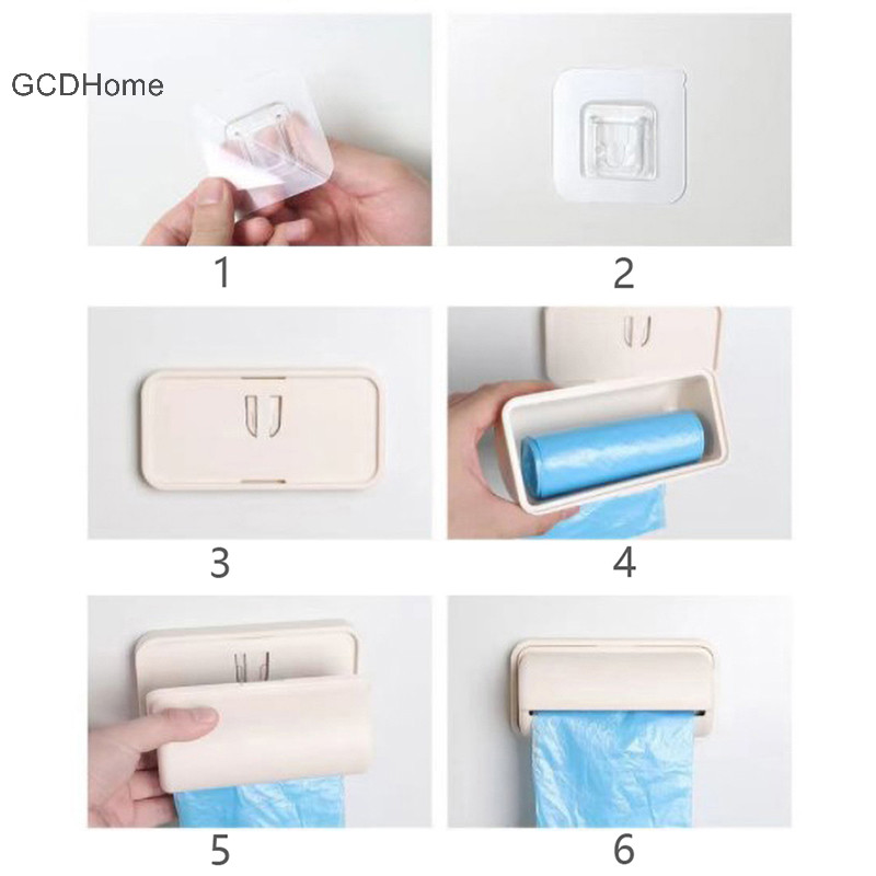 Gcdhome Hộp Bảo Quản Túi Đựng Rác Cho Nhà Bếp Túi Phòng Tắm Hộp Đựng HOT