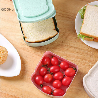 Gcdhome Cơm Trưa Bánh Mì Nướng Bánh Sandwich Hộp Đựng Nhiều Màu Dung Tích Lớn Nhân Viên Văn Phòng Nhựa Bento Case Dễ Dàng Làm Sạch Nhẹ Di Động HOT