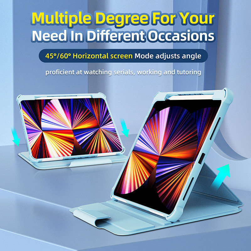 360° Ốp lưng chống sốc xoay cho iPad Pro 11 2024 M4 Vỏ bảo vệ toàn thân