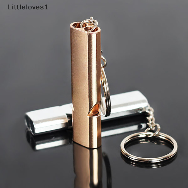 Littleloves1 Còi sinh tồn ngoài trời Hợp kim nhôm Ống đôi tần số kép Âm lượng cao EN