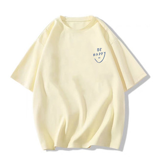 HIIXIIVI 100% Cotton Tay Ngắn Oversize Unisex Áo Thun Plus Size Người Phụ Nữ Tee Baggy Hoạt Hình Áo
