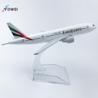 YOWEI Tỉ Lệ 1: 400 Kim Loại Máy Bay Bản Sao Hãng Hàng Không 777 Máy Bay Diecast Mô Hình Máy Bay Hàng Không Sưu Tập Đồ Chơi Cho Bé Trai VN