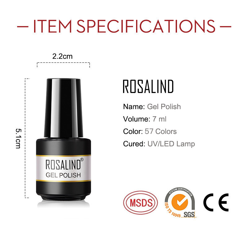 Ảnh Rosalind Cat Eye Gel Nail Polish Hybrid Varnish UV Nail Gel Làm móng tay Bán vĩnh viễn cho nghệ thuật Sơn móng tay Matt Base Top Coat 4