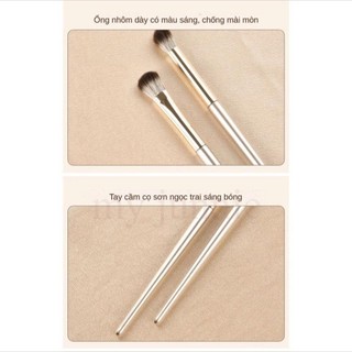 Set 15 Cọ Kèm Bao Da Trang Điểm
