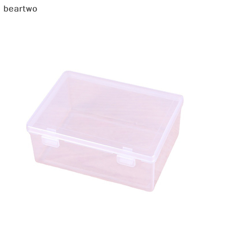 < Beartwo > Hộp Bảo Quản Mini Hộp Nhựa Nhỏ Trong Suốt Cho Các Bộ Phận Hộp Trưng Bày Trang Sức Đẹp