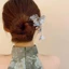 Kẹp tóc DELMER Hanfu, Que tóc hình chữ U kim loại vàng tua rua, Que tóc cổ cho phụ kiện sườn xám hình chữ U màu bạc