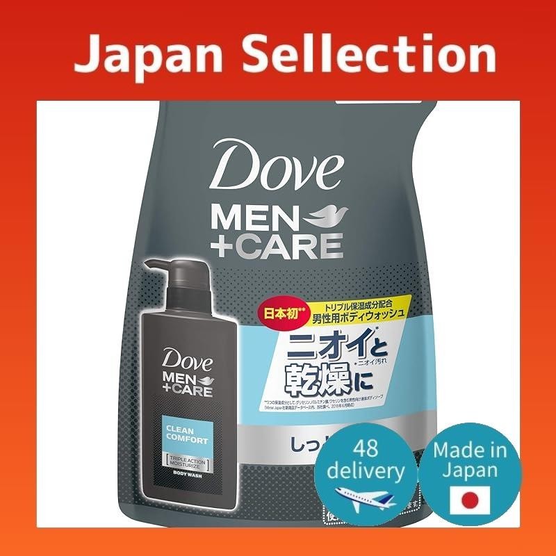 Direct from Japan- Dove Men+Care Body Wash Clean Comfort Refill 320g Body Soap, with a clean and comforting citrus-floral scent. 320 grams (x 1)
