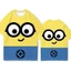 GC1 Despicable Me 4 Minions Vải Cosplay 3D Mùa Hè Áo Thun Anime Tay Ngắn Top GC1