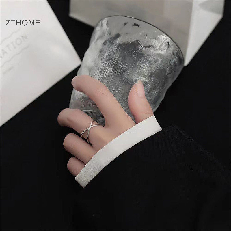 Zthome Bohemian Vintage Chữ Thập Vàng Nhẫn Nữ Cưới Hợp Thời Trang Dây Thép Không Gỉ Trang Sức Cổ Nhẫn HOT