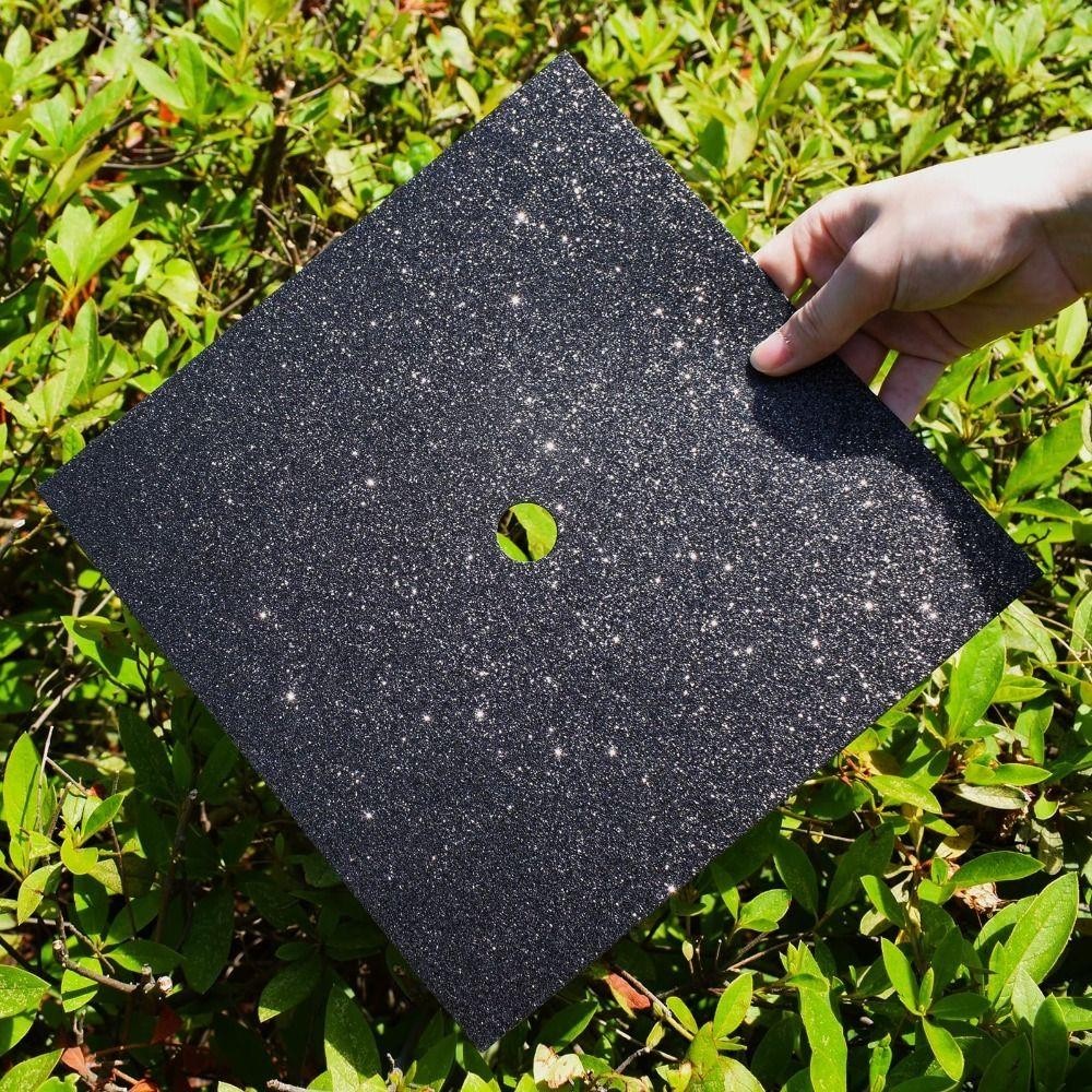Nhãn dán DUSKGLOW EVA, Mũ tốt nghiệp đại học Topper Mũ tốt nghiệp Nhãn dán trang trí, Đồ dùng dự tiệc Lễ cấp độ Tự dính Long lanh Mũ tốt nghiệp