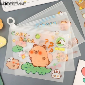 Túi đựng Capybara - PVC, Chống thấm nước, Chống bụi, Di động - Túi đựng hồ sơ - Hộp đựng bút mỹ phẩm - Dụng cụ trang điểm - Túi giặt - Phụ kiện du lịch