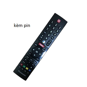 tay điều khiển remote từ xa tivi panasonic giọng nói nút đỏ youtobe-kèm pin-tay đầu bấm tivi panasonic giọng nói nút đỏ