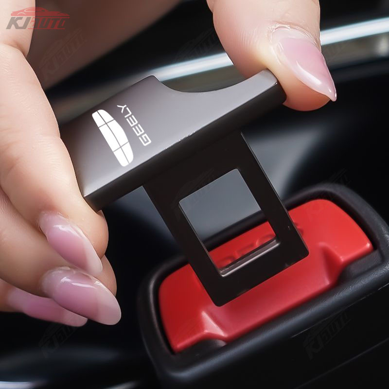 Geely Hợp Kim Kẽm Ẩn Xe An Toàn Dây An Toàn Khóa Kẹp Xe Năng Lượng Mới Báo Động Eliminator Cho Coolray Okavango Emgrand Azkarra
