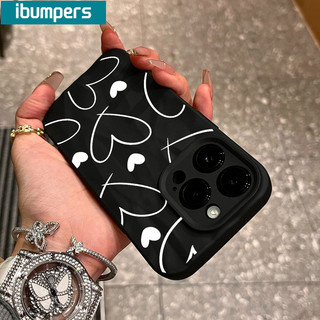 ibumpers Ốp Lưng IPhone Đơn Giản Graffiti Hành Tinh Tình Yêu Họa Tiết Cho IPhone 16 15 14 12 13 11 Pro Max IP 7 8 Plus X XS XR Ốp Điện Thoại Silicon Mềm Chống Sốc