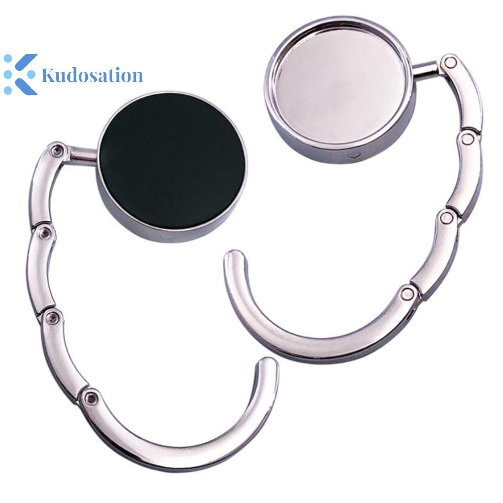 Kudosation 1Pc Di Động Gấp Hợp Kim Ví Túi Xách Túi Móc Treo Móc Treo Bàn Móc
