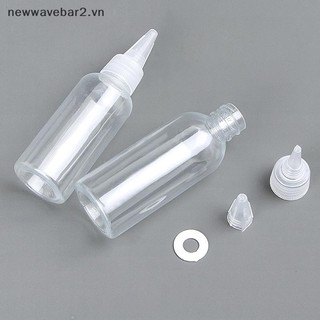 [Mới] Chai nhỏ giọt ép nhựa 10-200ml có vít Mắt trong suốt Chai nhỏ giọt dầu mực lỏng Hộp đựng sắc tố sơn.