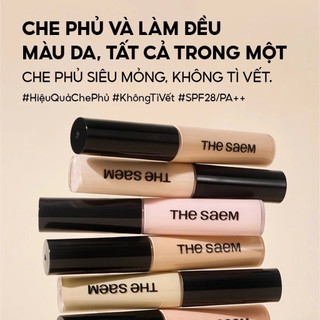 [THE SAEM] Kem Che Khuyết Điểm The Saem Cover Perfection Tip Concealer SPF28 6.5g