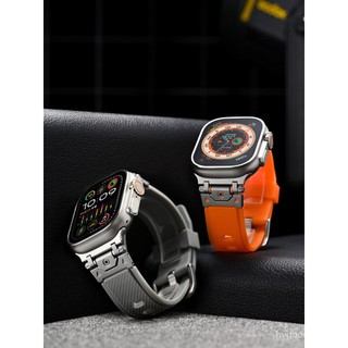 Sports stainless steel modified watch strap For Apple Watch Ultra 46/44/40/49/45/41/42/38/45mm iwatch Series Ultra/10/9/8/7/6/5/4/3/2/1