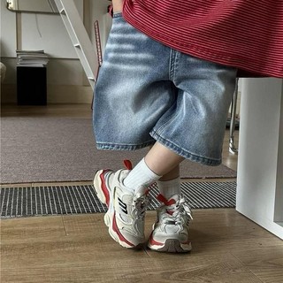 [DOUDOU KID] JD16 Quần Jean Đùi Cho Bé 11-36kg,Chất Denim Mềm Mại Chính Phẩm