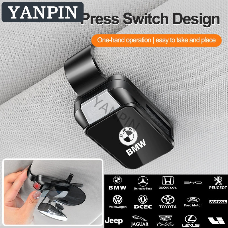 [Logo DIY] Tấm che nắng ô tô Hộp đựng kẹp kính đa chức năng