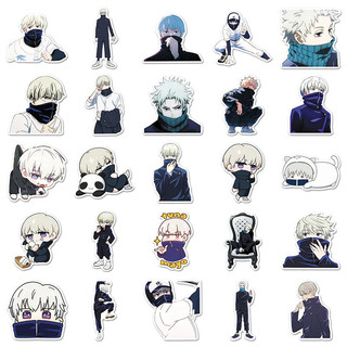 Bộ 50 Anime Jujutsu Kaisen Inumaki Toge Dán Hoạt Hình Decal Laptop Điện Thoại Trang Trí Miếng Dán