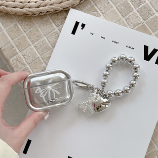 Nơ ruy băng cho AirPods 1 / 2 3 Pro Pro2 pro3 Airpod4 Bộ tai nghe Vỏ bảo vệ Bluetooth không dây AirPods Pro i3 i4 pro3 Vỏ bảo vệ tai nghe