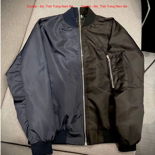 Áo Bomber Dio 2 Mảnh Double - Six Áo Gió 2 Lớp 2 Khóa 2 Màu Dày Dặn