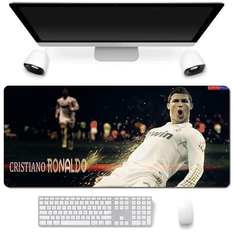 Miếng Lót Chuột Messi Ronaldo Neymar World Cup Trận Bóng Đá Siêu Sao Cực Lớn Dày Bàn Phím Máy Tính Bàn Nam Văn Phòng Trang Trí Bàn Quà Tặng Cho Bóng Đá Fa