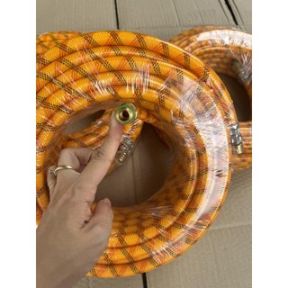 Dây Rửa Xe Áp Lực Cao 8.5mm 15 mét - 20 mét màu vàng dùng cho máy dây đai, dây curoa