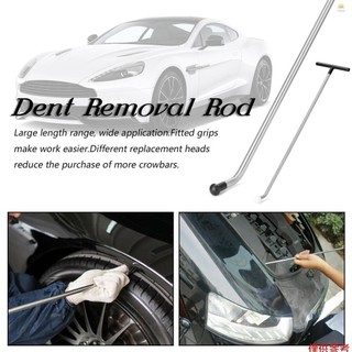 Hgv Dent Removal Rod Crowbars Thân xe Paintless Dent Repair Tool Kit với nhiều đầu thay thế cho vết lõm Loại bỏ hư tổn mưa đá