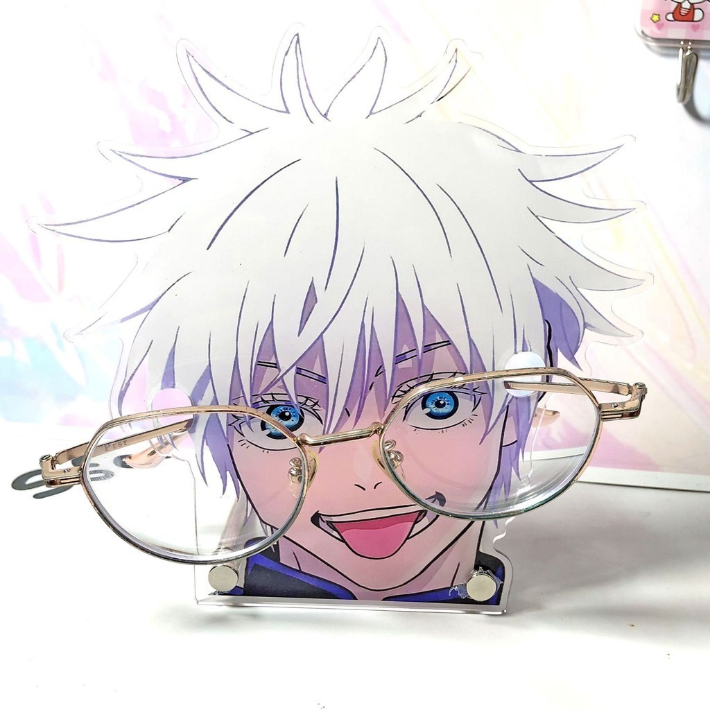 SQ3 Anime Hoạt Hình Acrylic Kính Mắt Khung Quà Tặng Cho Bé Gái Trang Trí Satoru Gojo Levi Arima Kana Ruby Yamada Ryo QS3