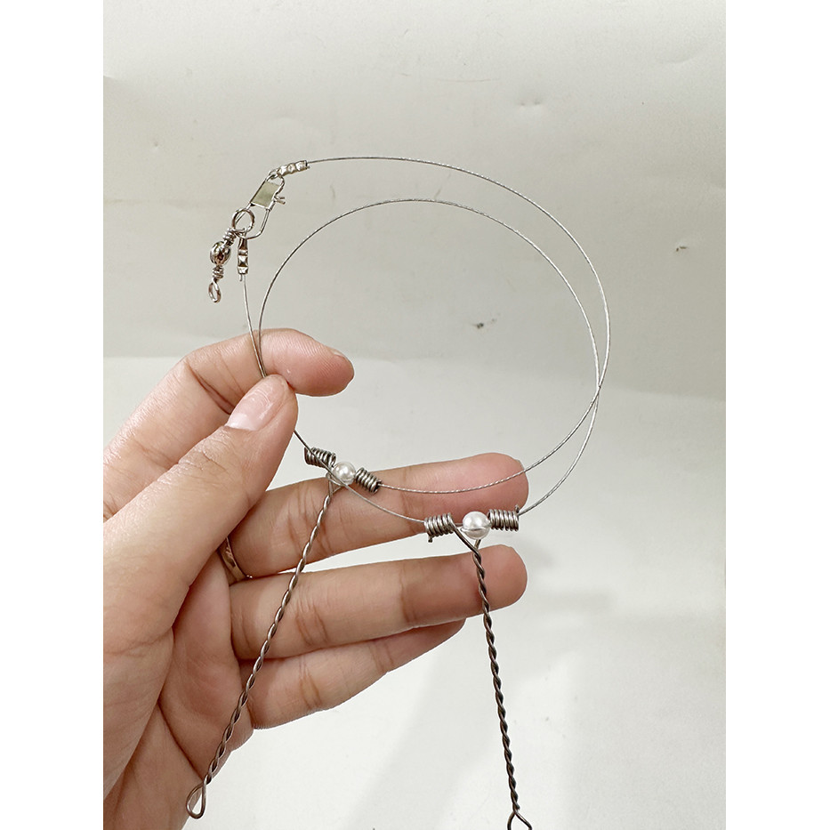 THẺO CÁP THÉP CÂU CÁ KHÔNG RỈ 2 TẦNG