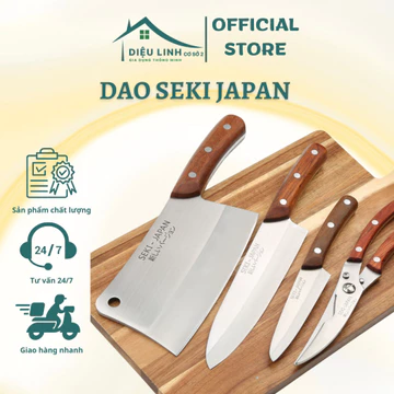 Dao SEKI JAPAN Dao Seki Nhật Bản -Dao thái nhỏ, dao chặt xương, kéo dao dùng cho nhà bếp