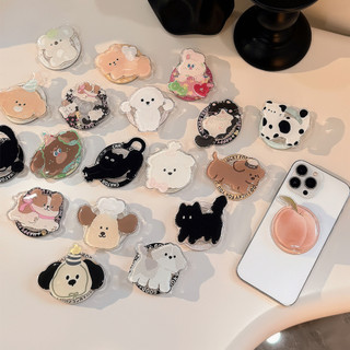 Phim Hoạt Hình Dễ Thương Tròn Từ Tính Giá Đỡ Điện Thoại Cho Magsafe Case Và IPhone 15 14 13 12 Pro Max 14 Plus Có Thể Gập Lại Pop Ring Grip Co Giãn Để Bàn Màu p3