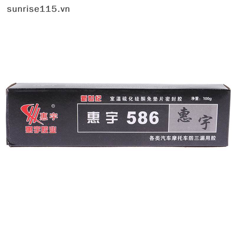 Keo dán keo dán ô tô SRVN 586 Keo dán sửa chữa bằng silicon màu đen.