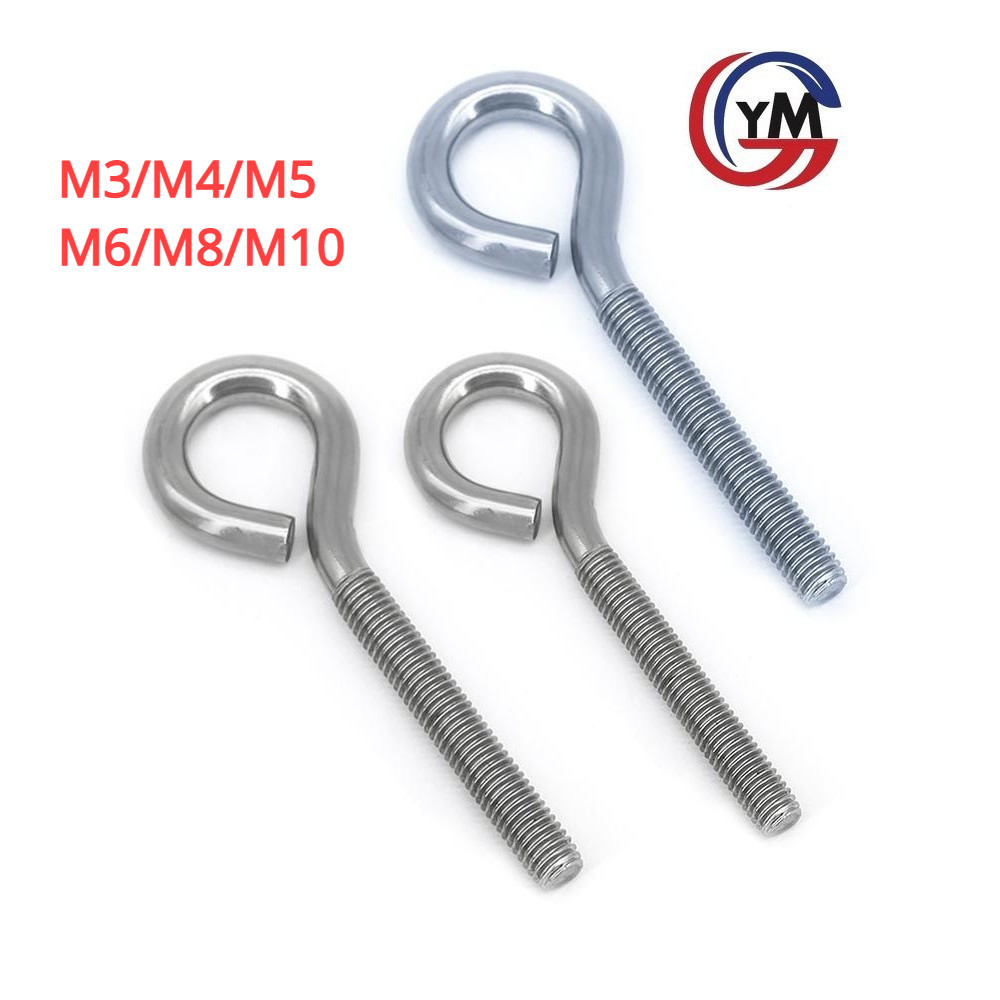 [Yhm1] Móc treo đầu đóng inox 304 nhiều kích thước M3 / m4 / m5 / m6 ...