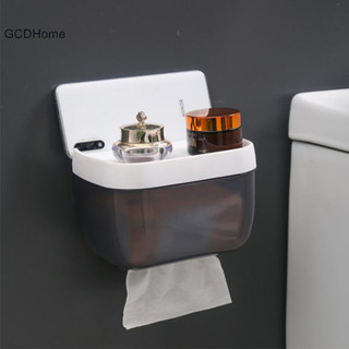 Gcdhome Chống Nước Treo Tường Nhà Vệ Sinh Giấy Giá Đỡ Kệ Vệ Sinh Cuộn Giấy Ống Giá Để Đồ Hộp Bảo Quản Giá Khay Đồ Dùng Phòng Tắm HOT
