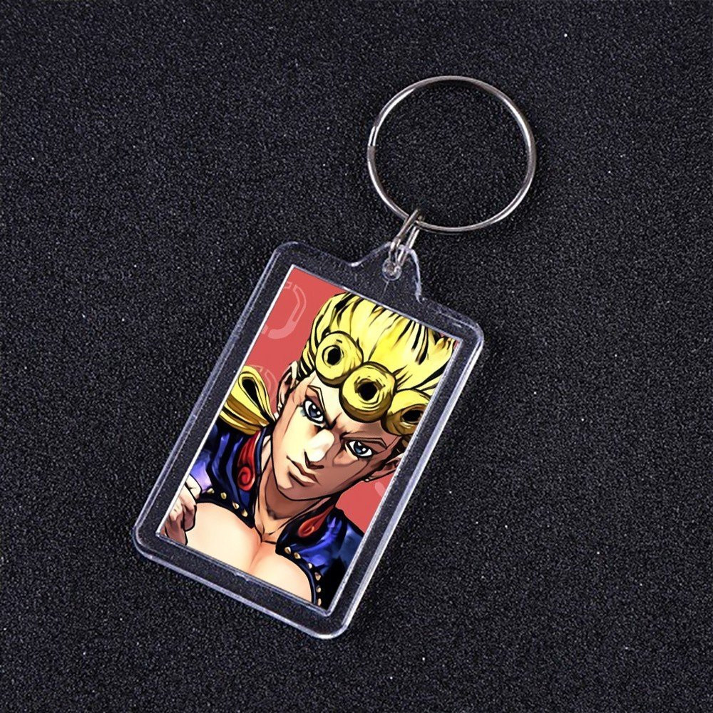 ( VUÔNG ) Móc khóa mica IN HÌNH JoJo's Bizarre Adventure Cuộc Phiêu Lưu Bí Ẩn anime chibi xinh xắn dễ thương