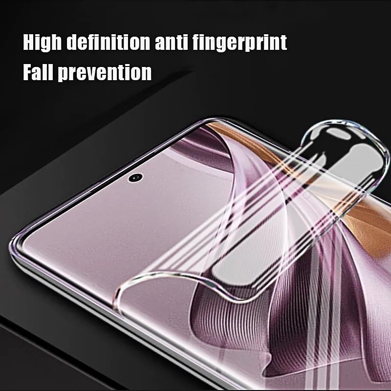 Honor 200 Full Trong Suốt Hydrogel Mềm Phim Bảo Vệ Màn Hình Cho Honor 200Pro Honor 90 Pro Magic6 Pro Front Flim + Back Flim + Ống Kính Máy Ảnh Flim