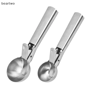 < Beartwo > Muỗng làm kem bằng thép không gỉ Dụng cụ thìa kem chống dính Đẹp