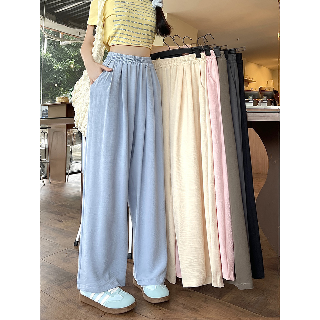Suxi Retro Thời Trang Thường Ngày Mùa Hè Mới Đa Năng Cao Cấp Quần Rời Nữ 240615