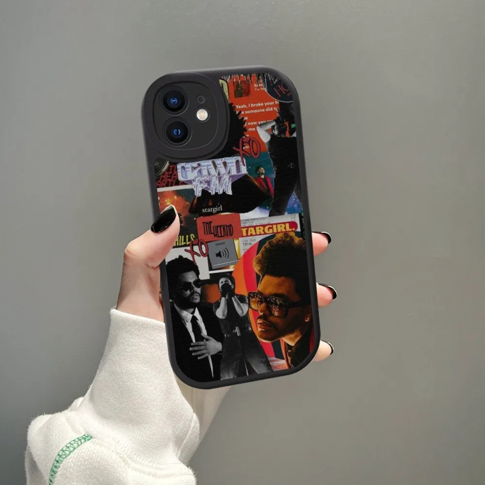TP-1 The Weeknd XO Singer Ốp Điện Thoại Da Cừu Cho Iphone 17,15 14 Pro Max 11 13 12 Mini X Xr Xs 8 6 7 Puls Se Luxury Mobile